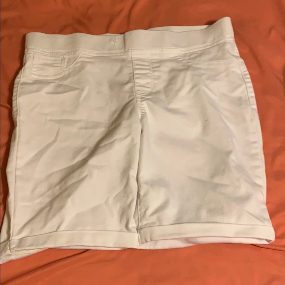 White shorts